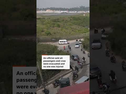 Turkish Airlines plane evacuated after smoke seen from landing gear