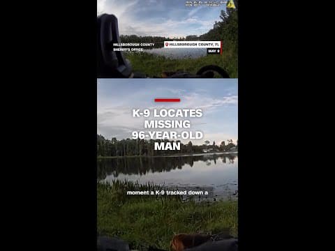 K-9 locates missing 96-year-old man