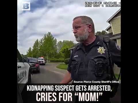 Kidnapping Suspect Cries for "Mom!" During Arrest