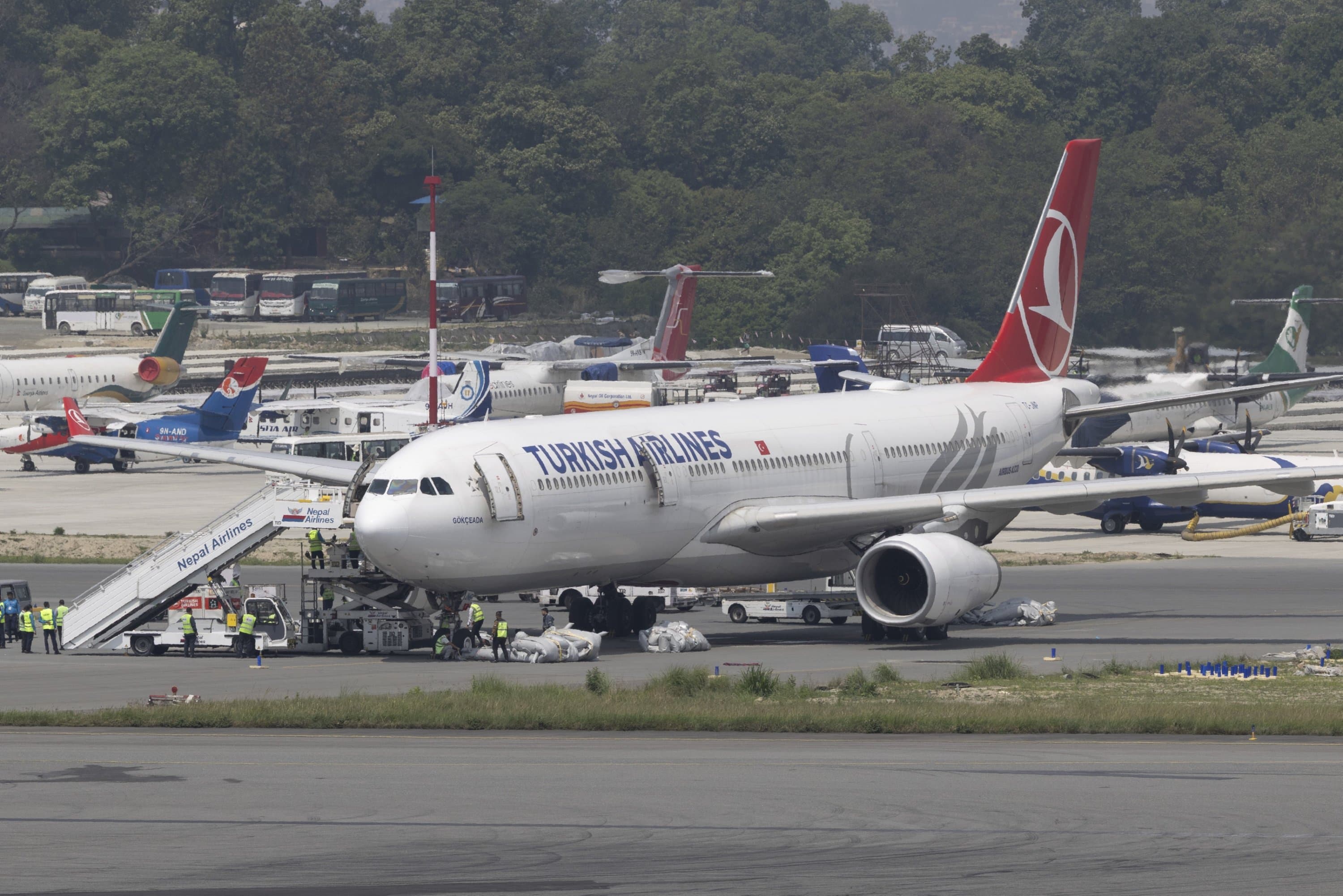 THY plane evacuated in Nepal after smoke detected in landing gear