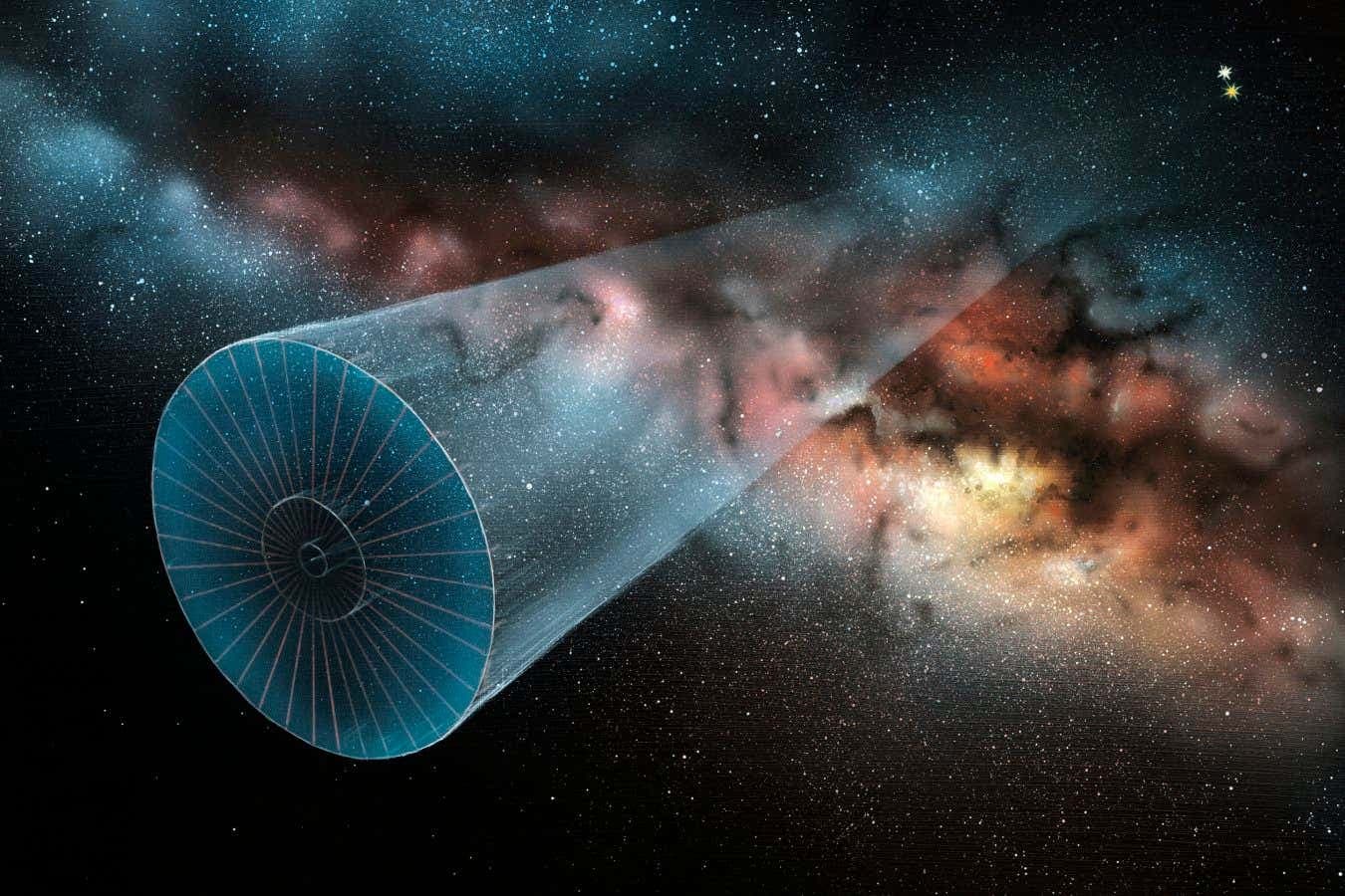 Tiny 'metajets' could use light to steer sails for interstellar travel