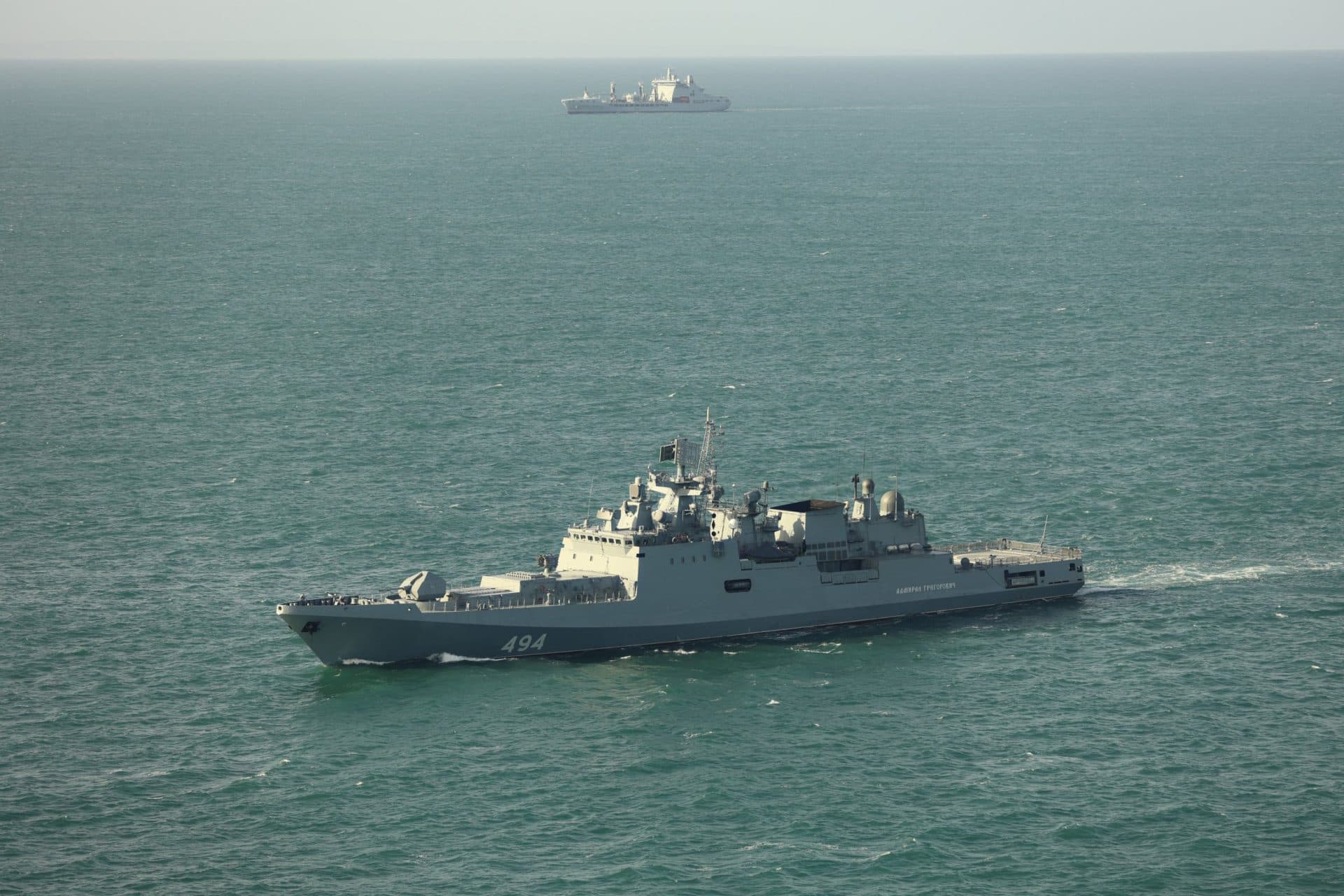Russian frigate spotted in UK waters as Putin brazenly steps up his ‘grey war’