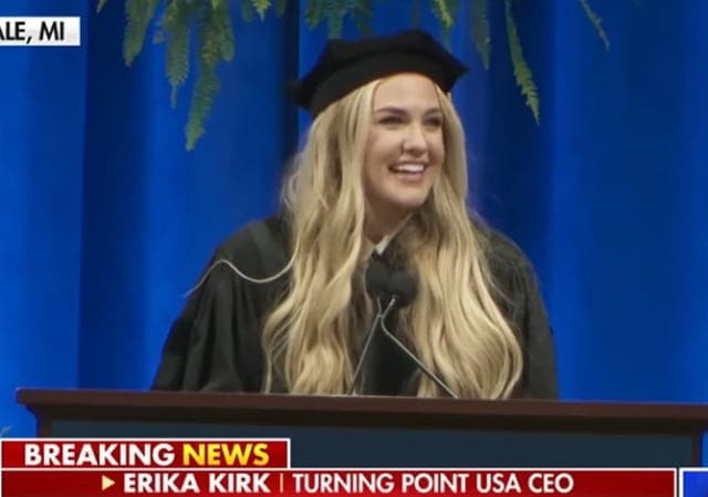 Erika Kirk Delivers Commencement Address at Hillsdale College