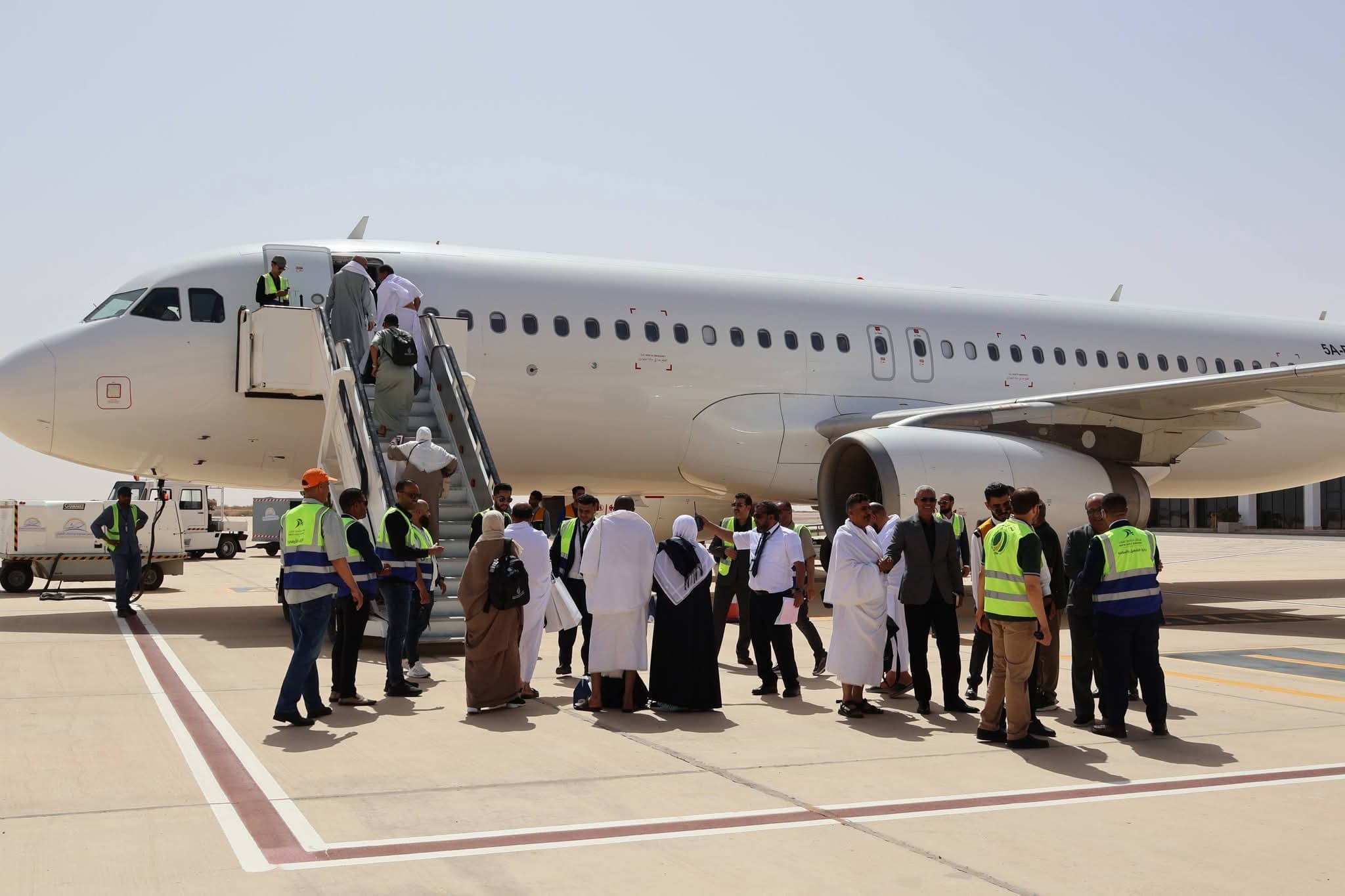 Sirte and Al-Jufra Pilgrims Depart from Sirte International Airport for the Holy Land