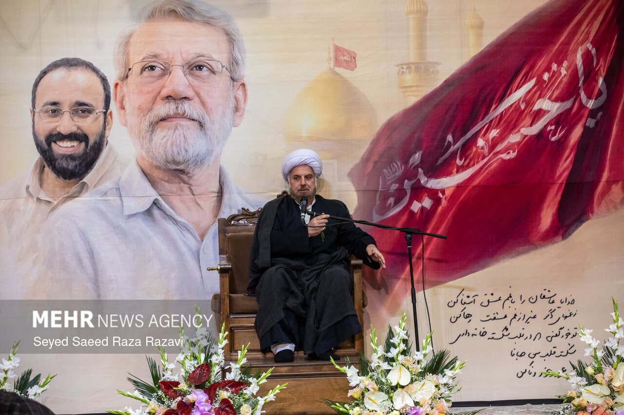 Commemoration ceremony of martyr Ali Larijani held in Tehran