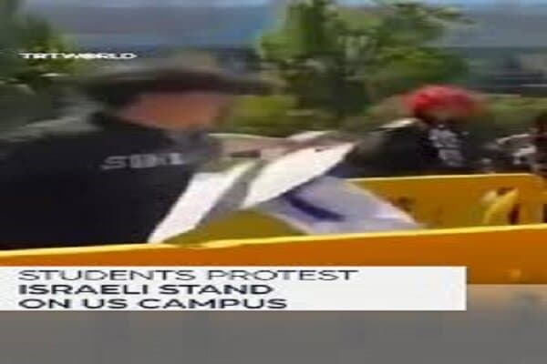 VIDEO: Students protest Israeli stand on US University Campus