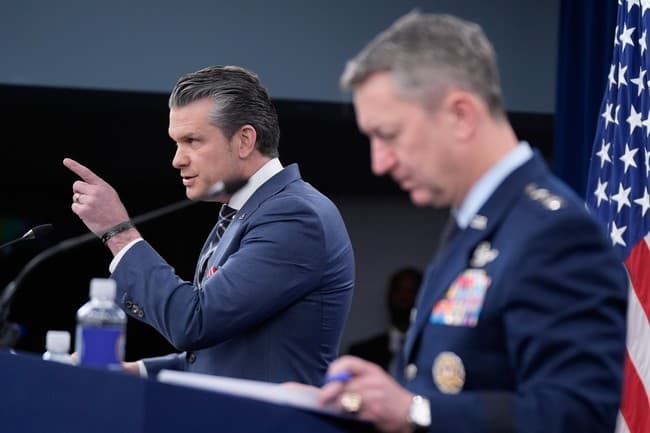 Pete Hegseth Has Thoughts About Sen. Mark Kelly 'Blabbing on TV' About Supposed Classified Iran Info