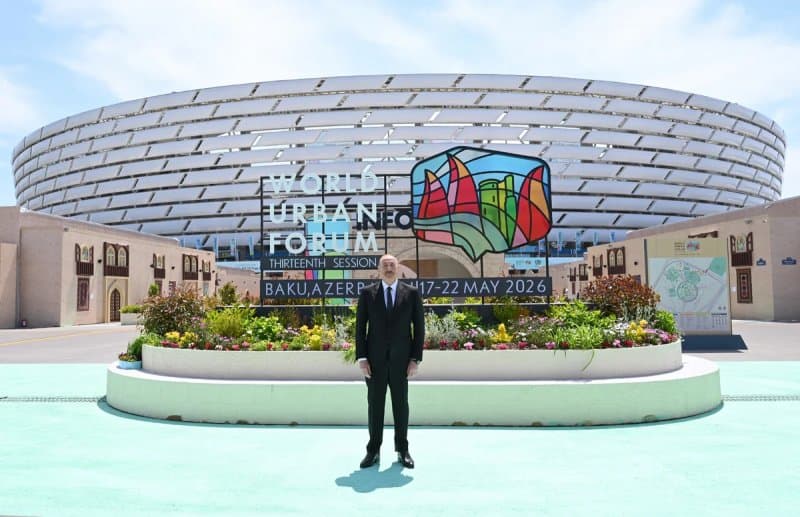  President Ilham Aliyev reviews preparations for WUF13  