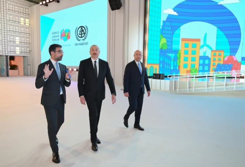  President Ilham Aliyev’s social media accounts feature video of WUF13 site visit 