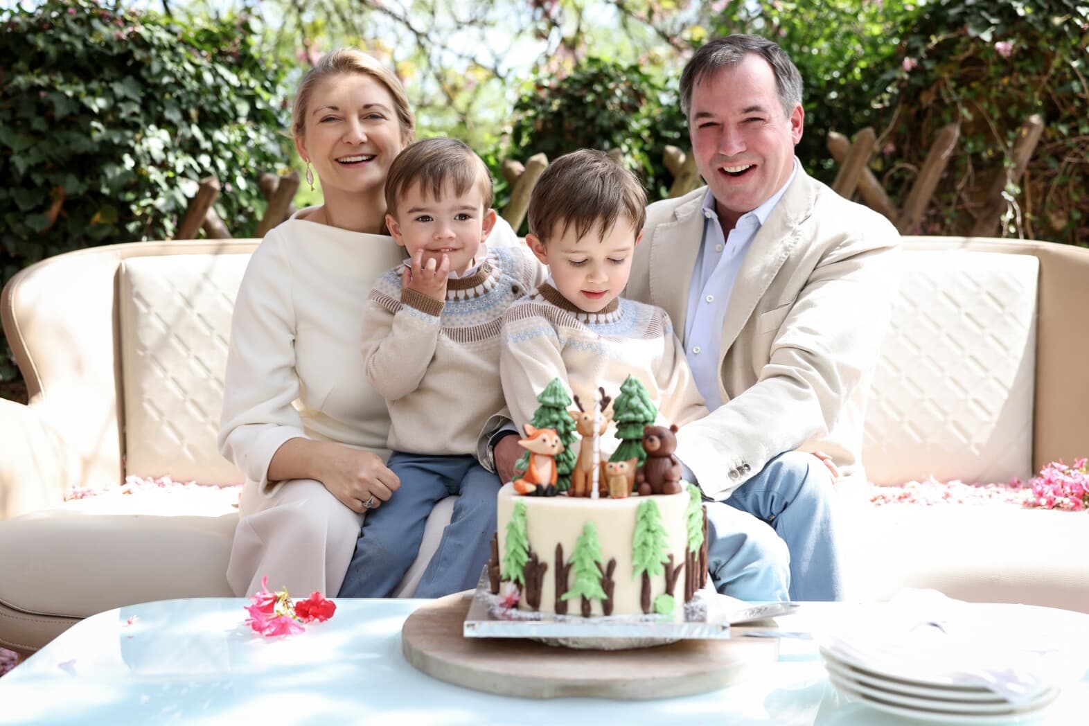 Happy birthday!: Prince Charles celebrates his sixth birthday