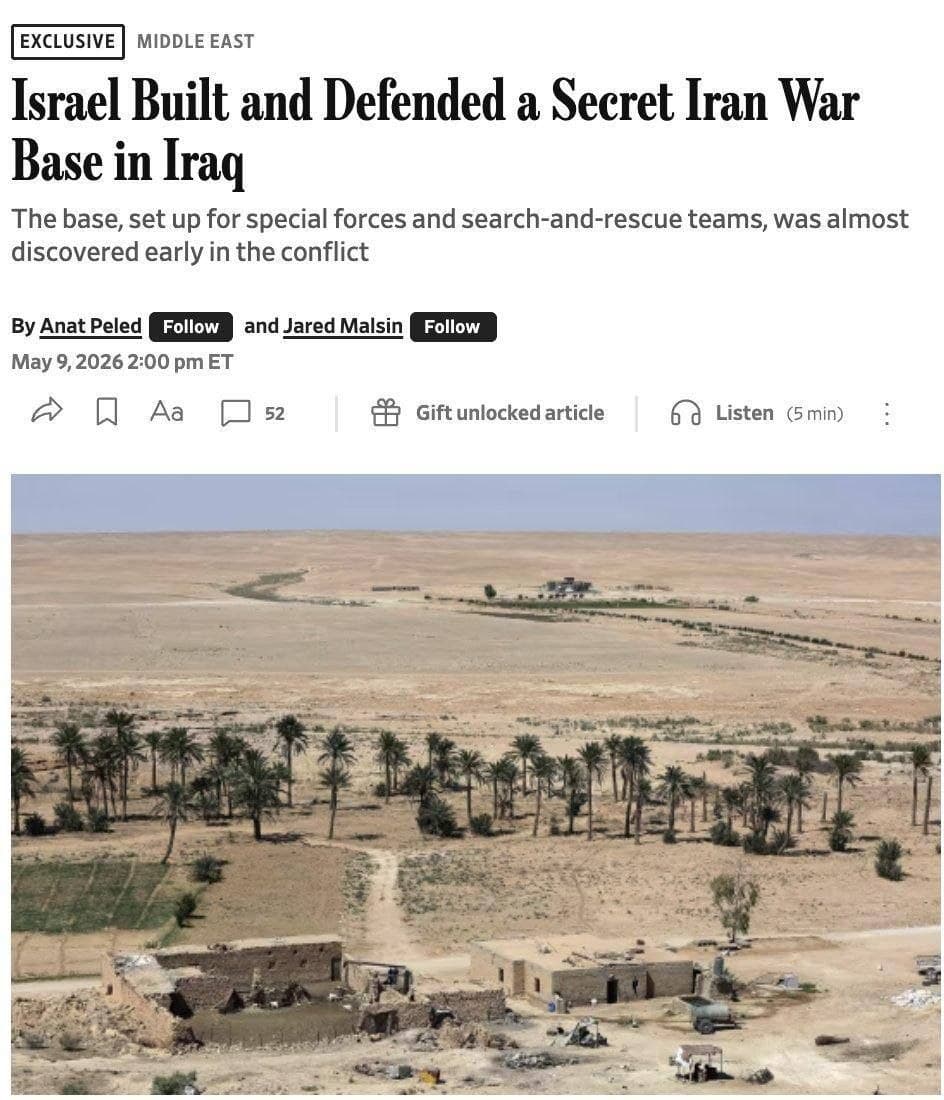 [Photo] 🇺🇸🇮🇱🇮🇷According to the WSJ, in the run-up to the operation against Iran by the Israeli [...]