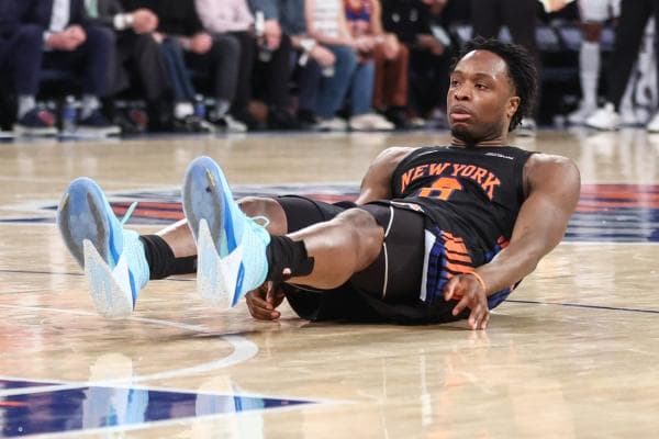 Knicks F OG Anunoby upgraded to questionable for Game 4