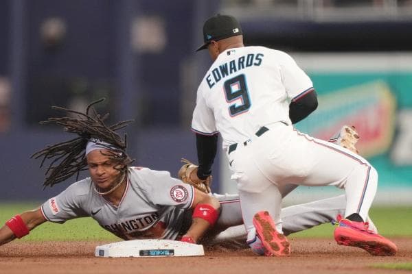 Jakob Marsee, Marlins rally late to beat Nationals