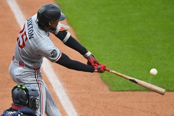Byron Buxton accounts for both Twins runs to beat Guardians in 11