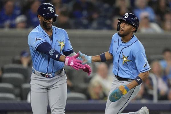 Rays continue streak over Blue Jays, take series opener