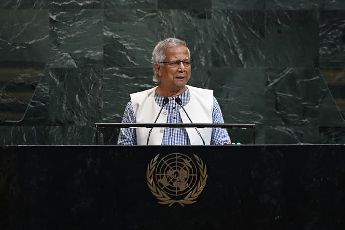 Protesters demand trial of Yunus over measles deaths of children in Bangladesh