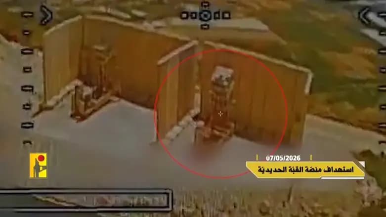 Hezbollah footage: Explosive drone strikes Iron Dome battery