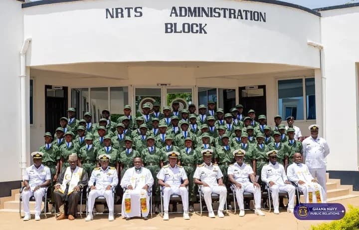 Ghana Navy inducts first batch of recruits at Nutekpor 