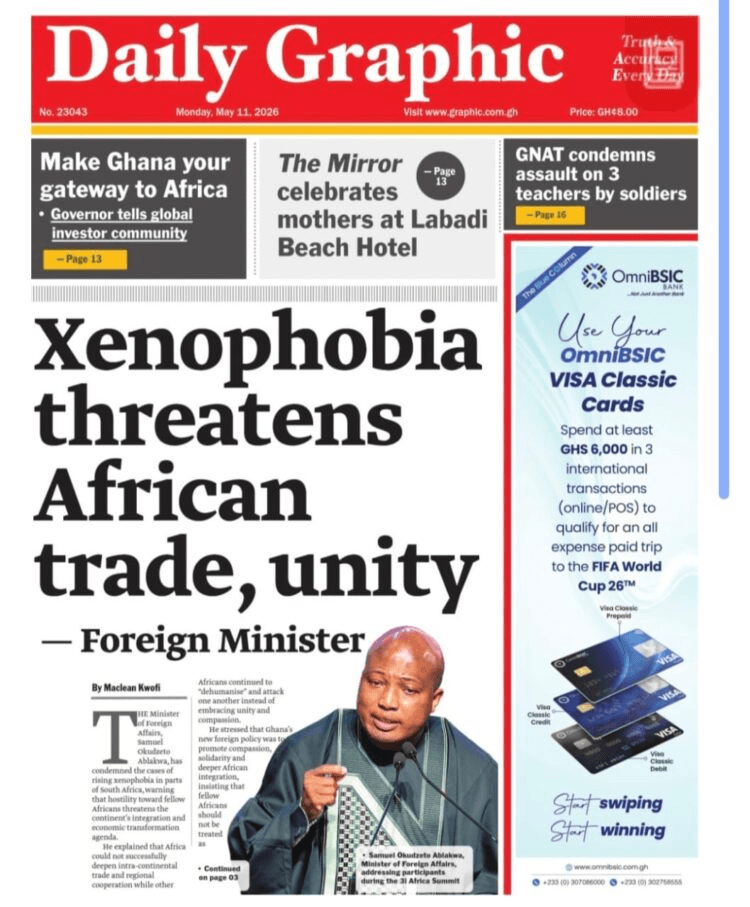 Today’s Front pages: Monday, May 11, 2026