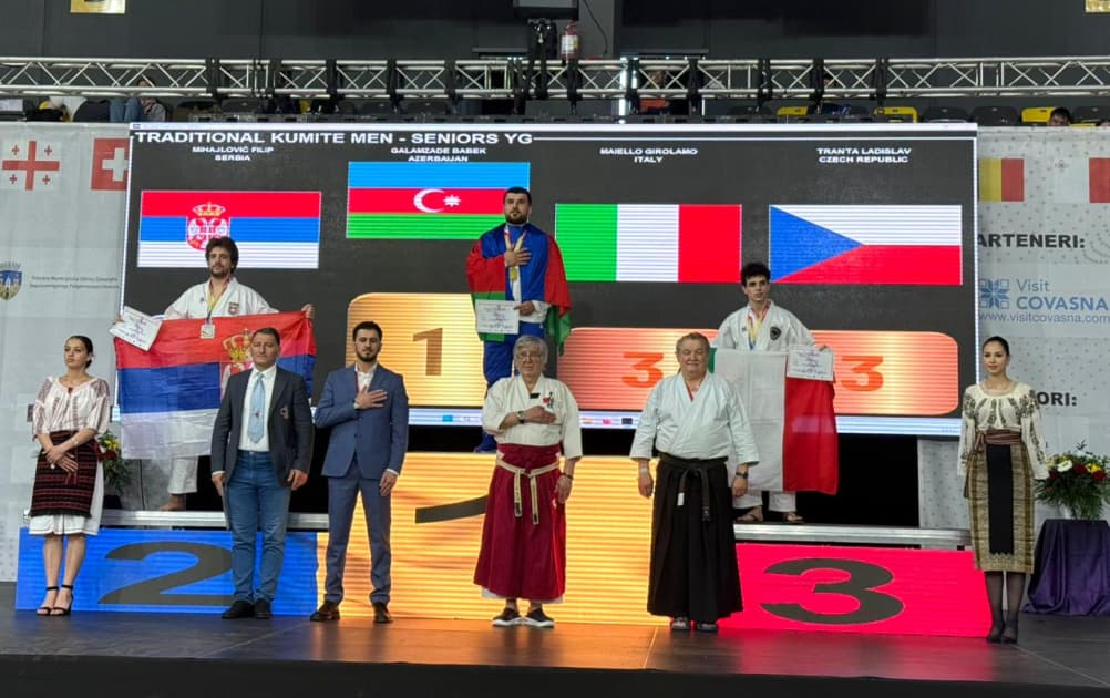 Azerbaijani karateka becomes European champion (PHOTO)