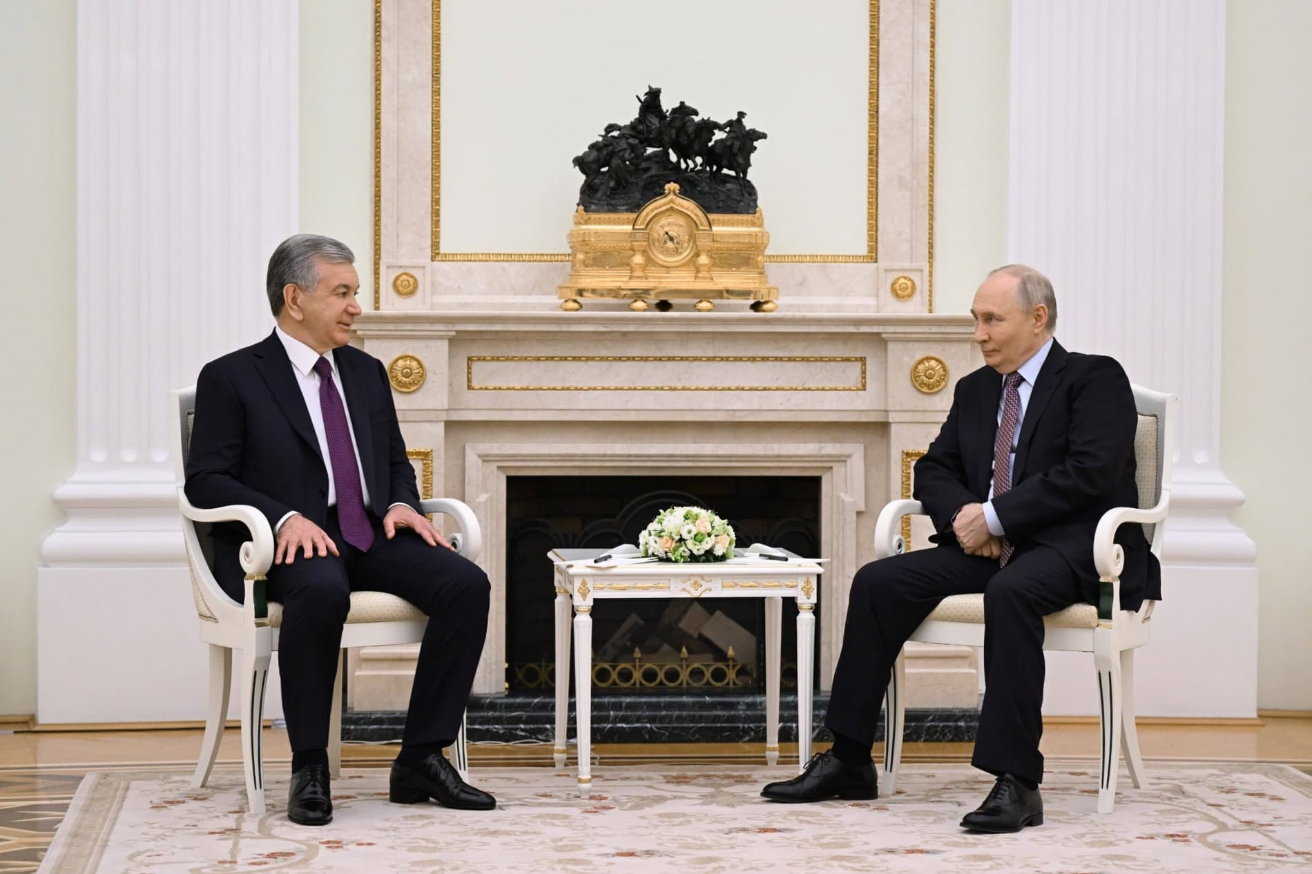 Putin meets Mirziyoyev in Moscow to discuss trade and strategic partnership