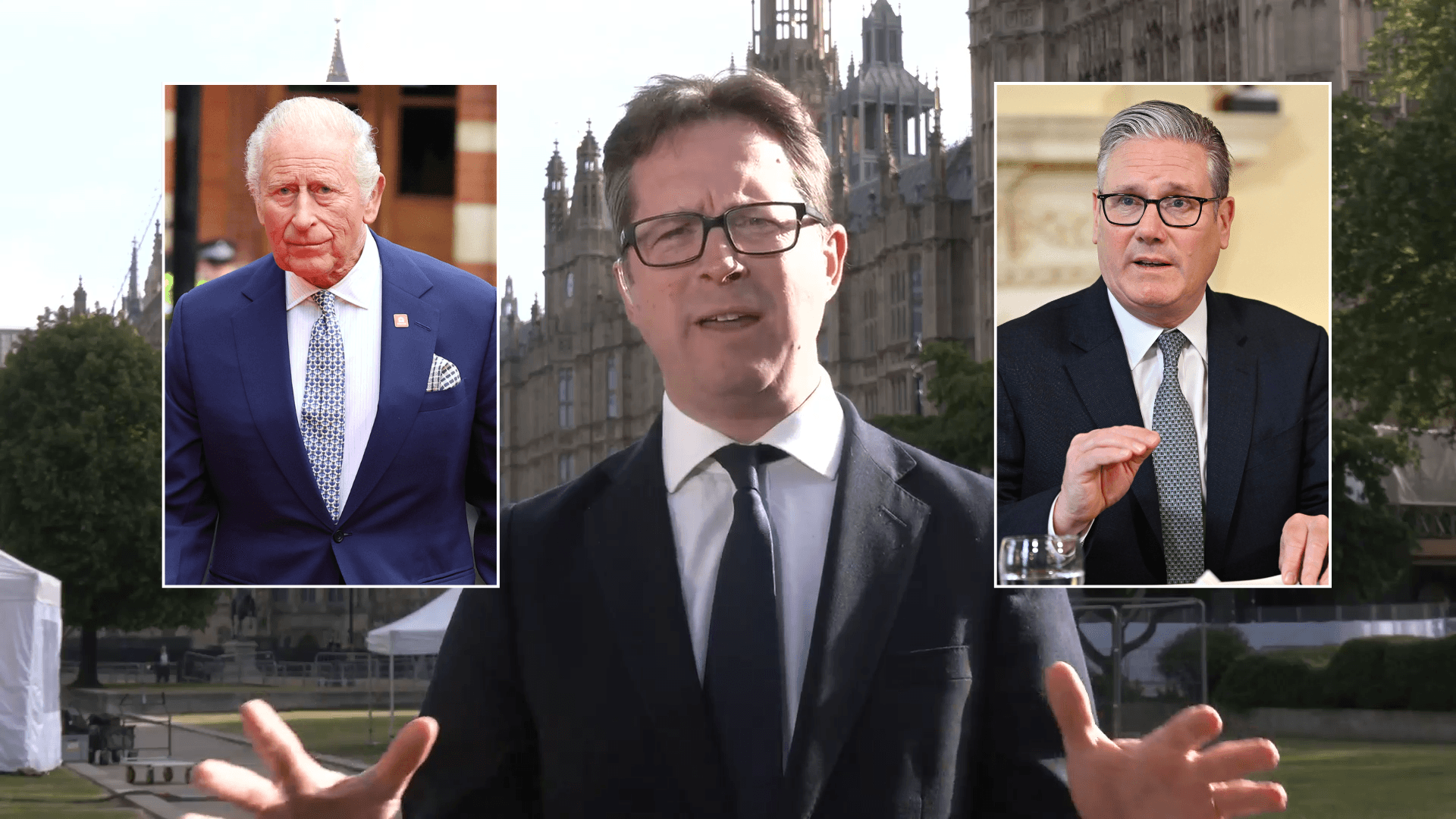 Alex Burghart says he ‘feels very sorry for the King’ as speech mired in Keir Starmer's leadership crisis