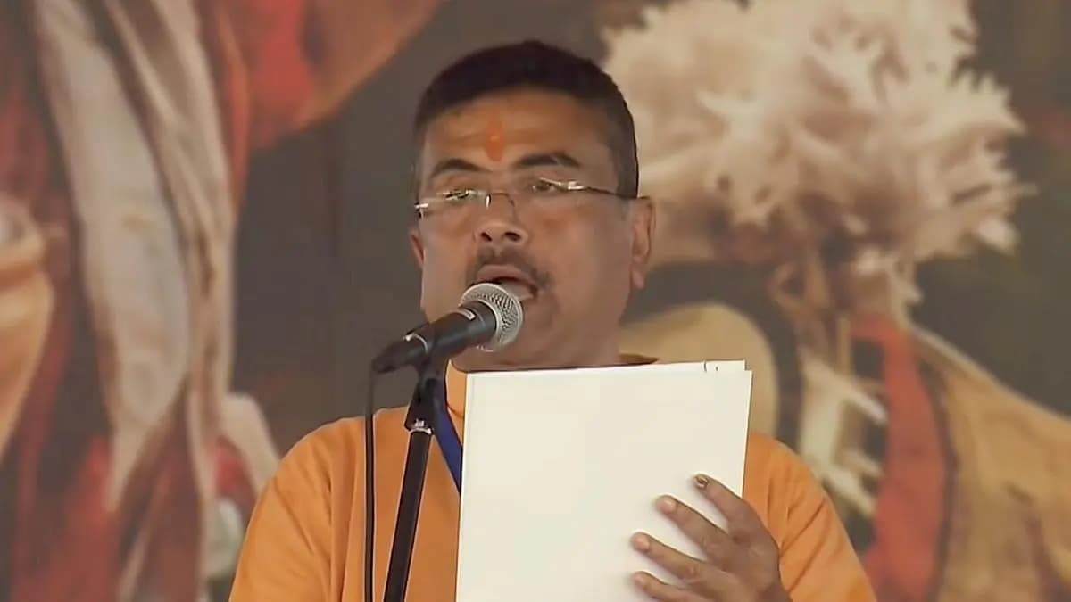 Suvendu Adhikari takes oath as first BJP CM of West Bengal