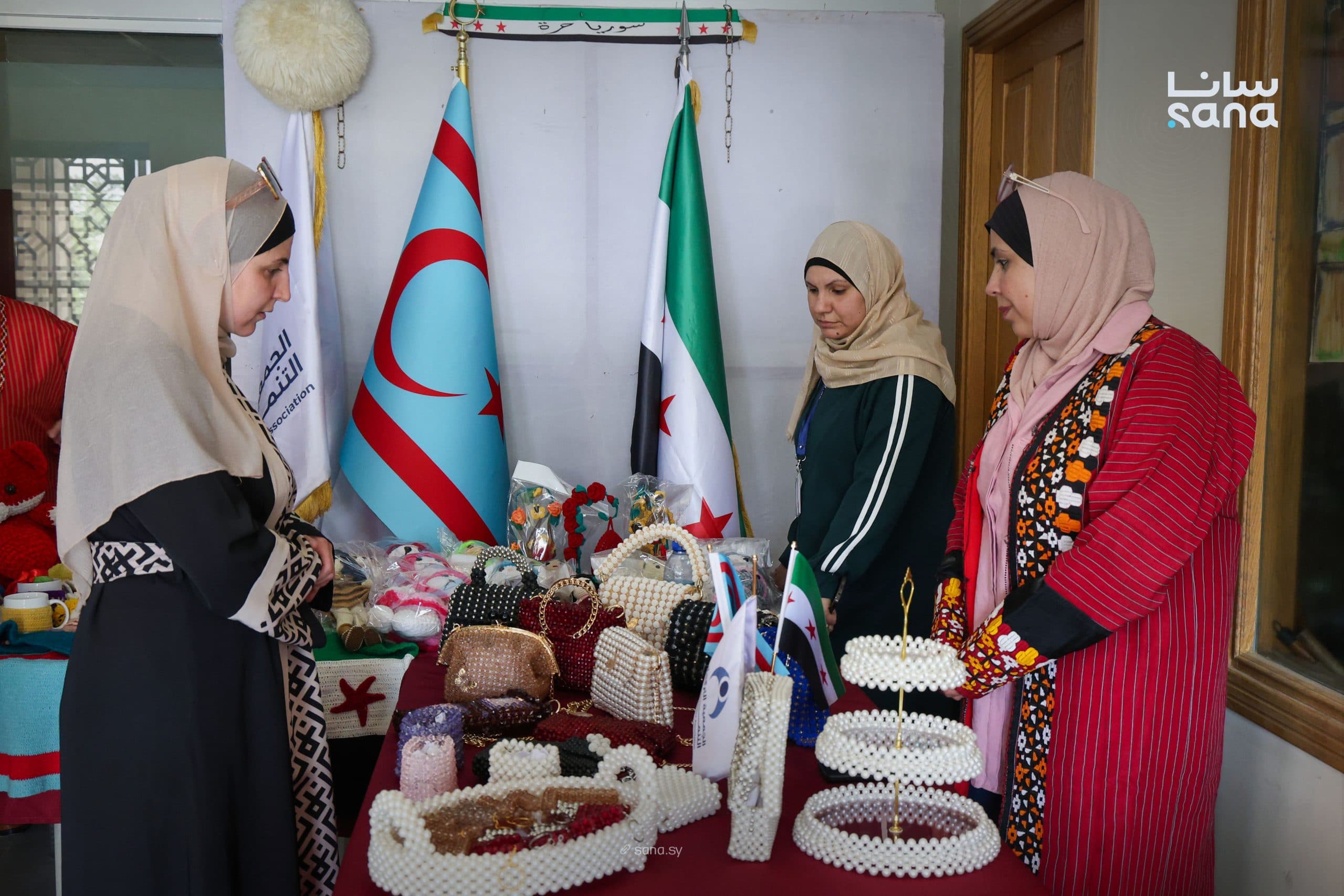 Syrian women showcase creativity at small business exhibition in Damascus