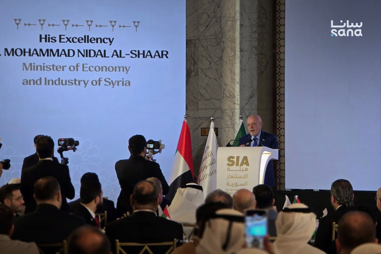 Syrian economy minister highlights UAE partnership at Damascus forum