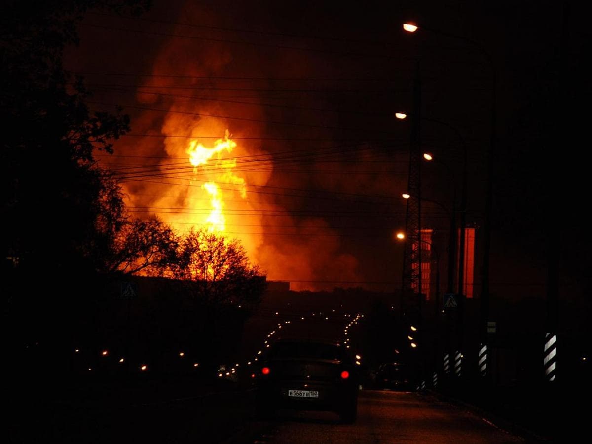 Russia Launches Massive Missile and Drone Assault on Kyiv as Fires Engulf Ukrainian Capital