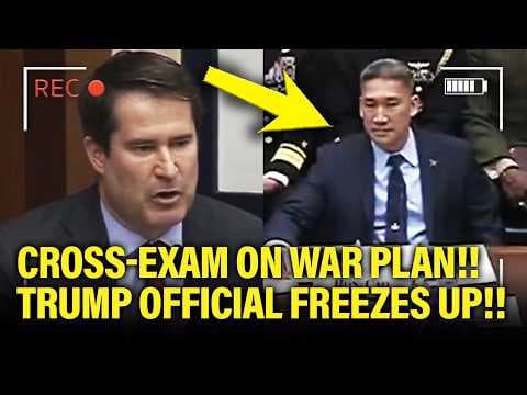 🚨TOP Trump Official COLLAPSES at HEARING ON WAR!!