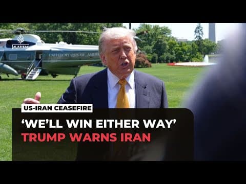 Trump says US will ‘win’ war on Iran either way