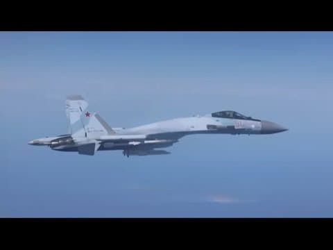 Russian jet intercepts Royal Air Force spy plane in latest act of aggression