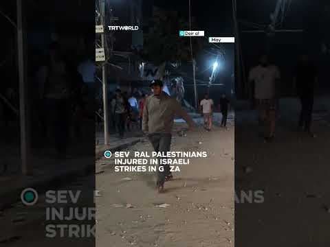 Israeli strikes injure civilians in Gaza refugee camps