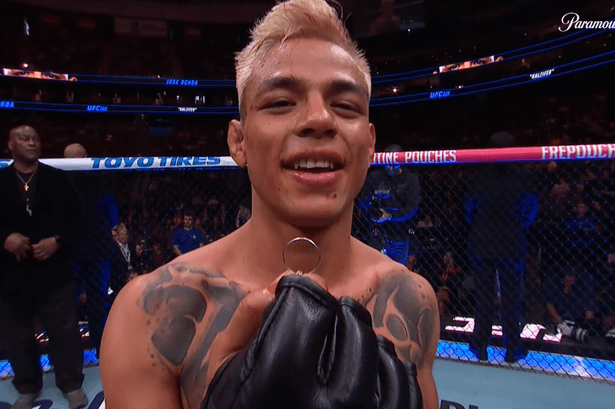 UFC star proposes on camera after win but potential bride is nowhere to be found