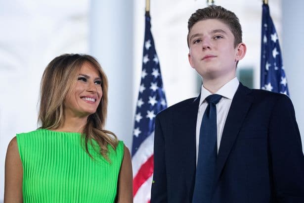 Melania Trump's motherly advice as she shares update on son Barron, 20