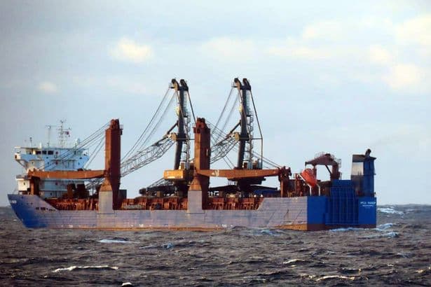 Russian ship 'carrying nuclear reactors to North Korea' explodes in Mediterranean