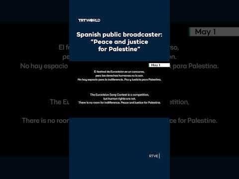 Spanish broadcaster RTVE cuts to black screen in protest over Israel’s Eurovision participation