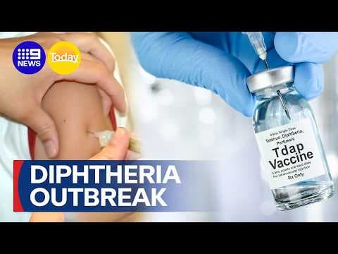 Australia’s worst Diphtheria outbreak in decades with over 220 cases reported | 9 News Australia