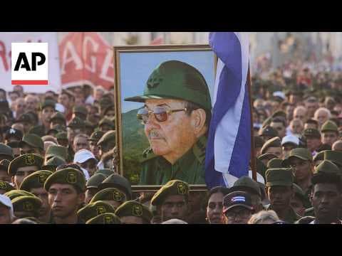 Raúl Castro supporters rally in Cuba after US brings criminal charges