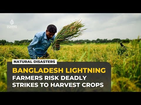 Bangladesh farmers risk deadly lightning strikes as climate change intensifies storms