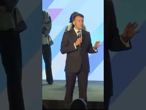 Macron takes mic to hush crowd at Africa-France summit