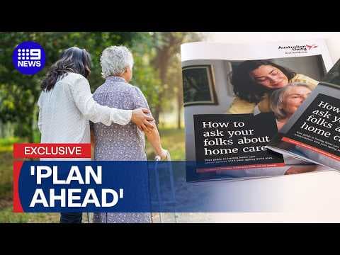 Urgent calls for families to plan amidst emergency aged care spike | 9 News Australia