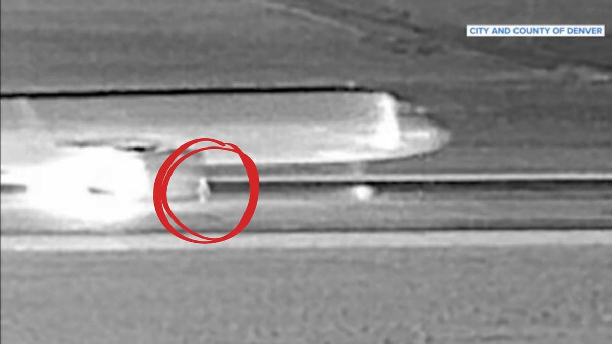 Denver Airport: New footage shows horrifying moment man struck and killed by Frontier Airlines plane