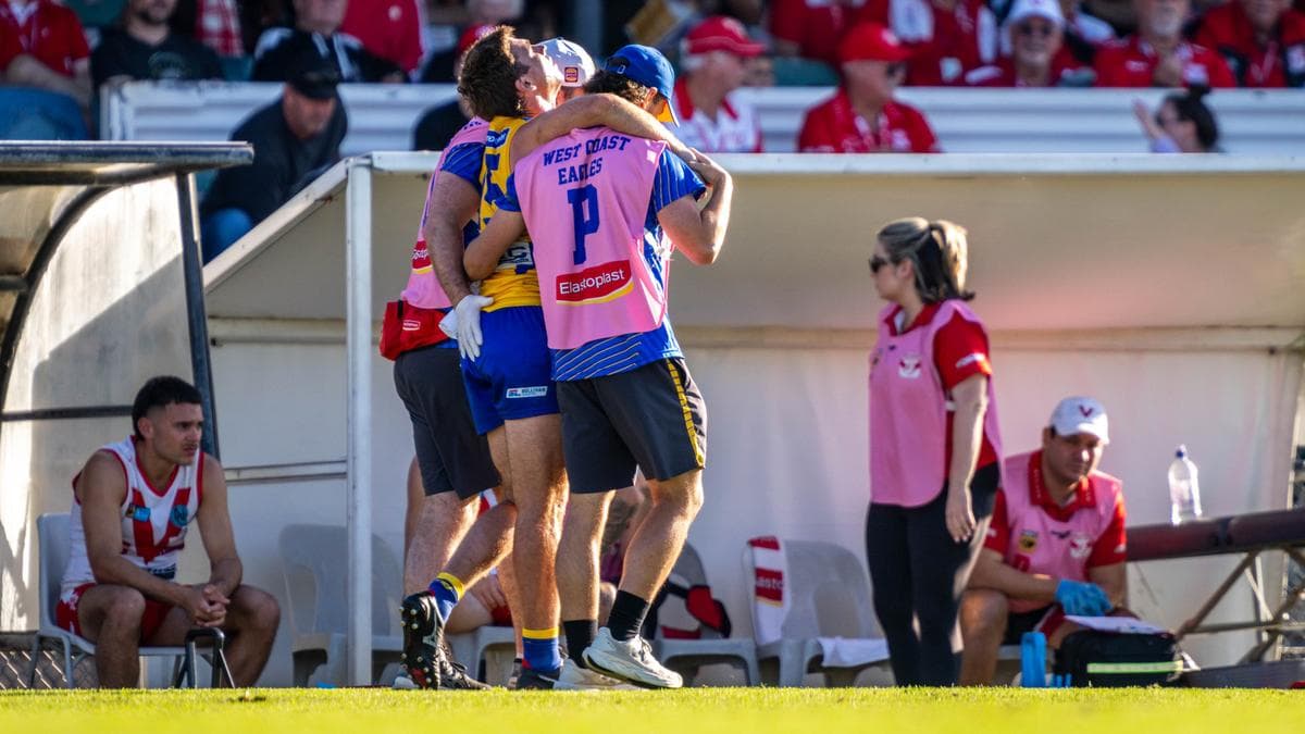 West Coast Eagles veteran Jamie Cripps avoids ACL surgery after painful knee injury