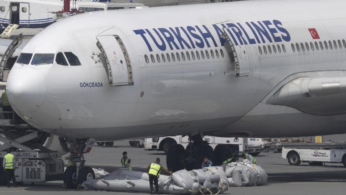 Passengers safe after jet catches fire at Nepal airport