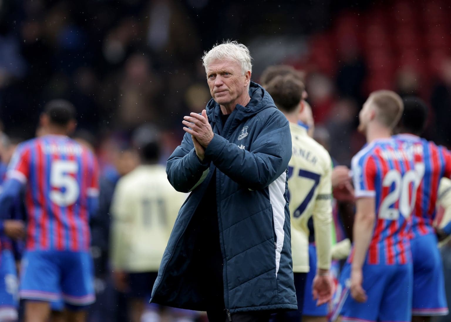 David Moyes admits Europe is ‘drifting away’ from Everton after draw at Palace