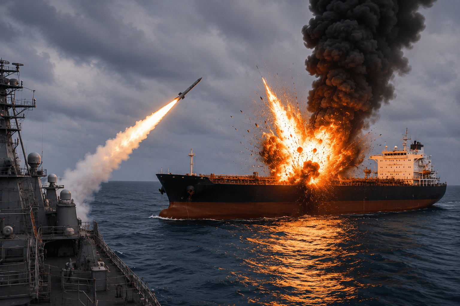 Iran ceasefire tested as cargo ship catches fire, Kuwait reports drone attack