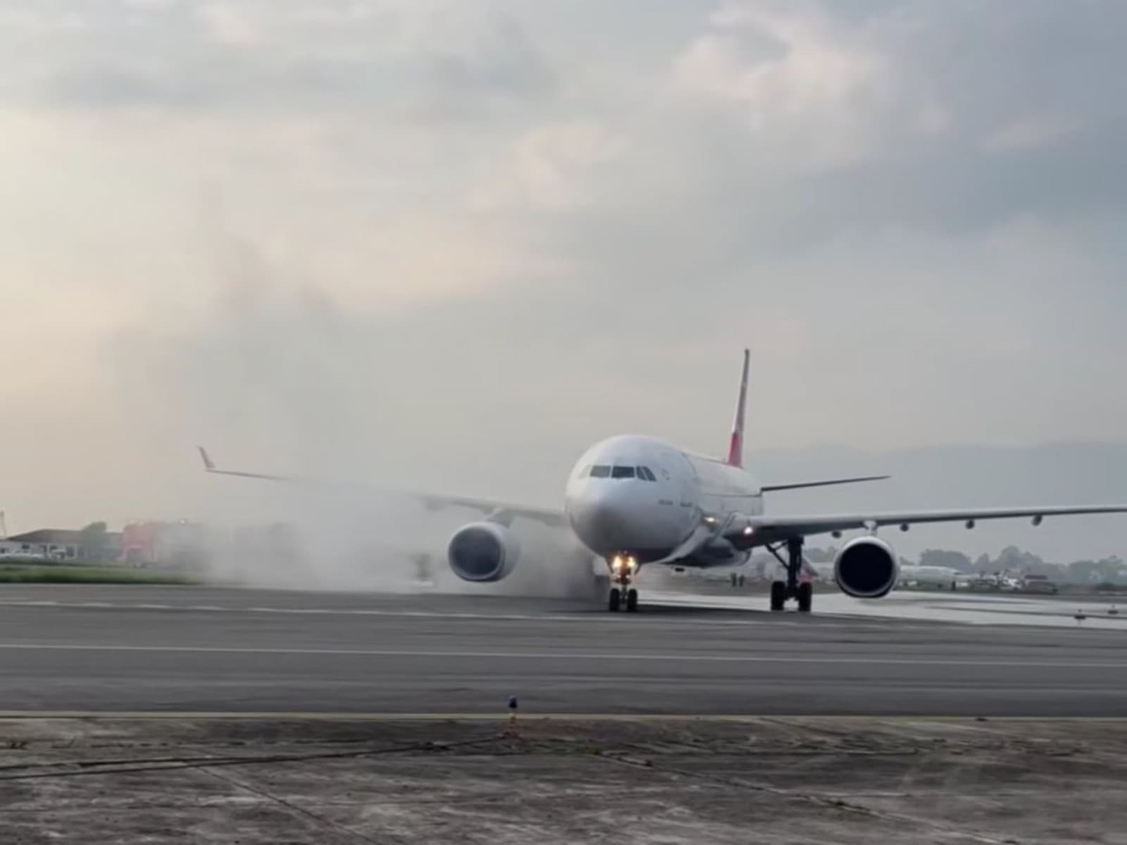 Nepal: Turkish Airlines planes suffer tyre fire during landing, all 278 passengers safely evacuated