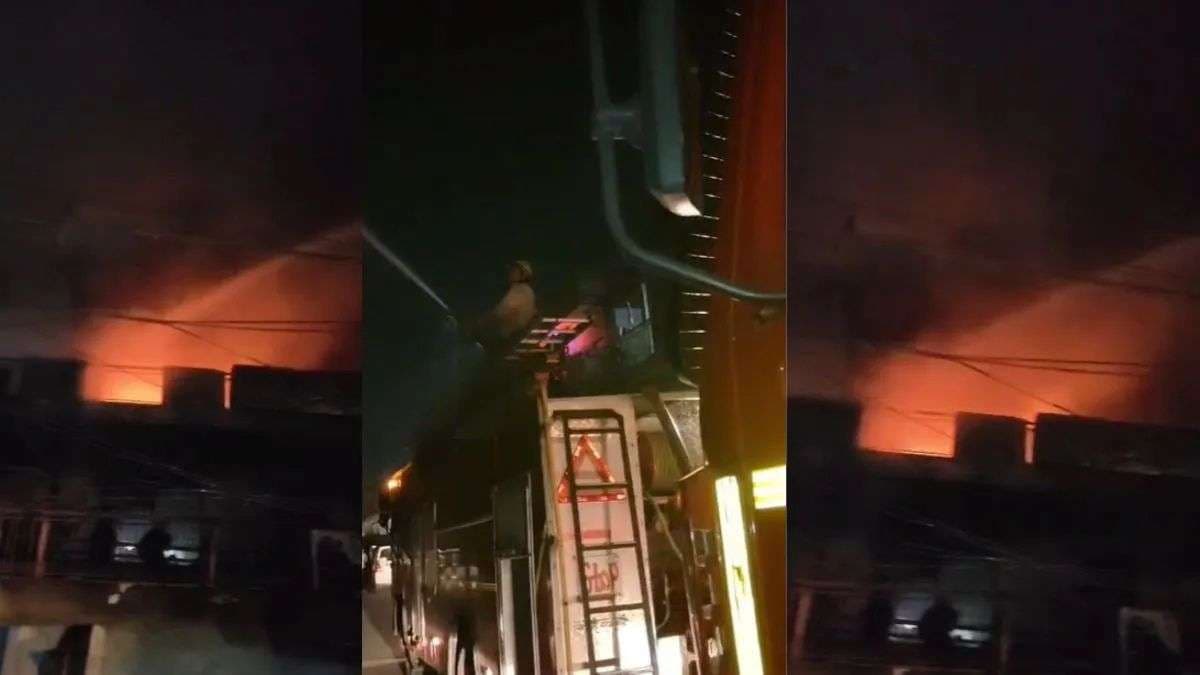 One dead after massive fire breaks out at AC service centre in Ghaziabad